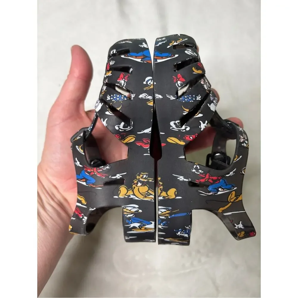 Mini Melissa NEW Posession Mickey & Friends Black Fisherman Sandal 7